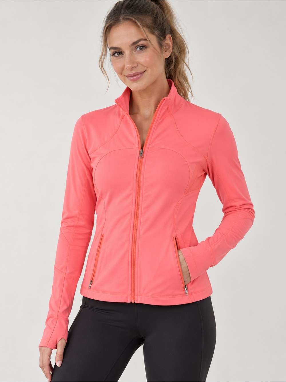 LULULEMON athletica Forme Jacket Pop Orange Size 4